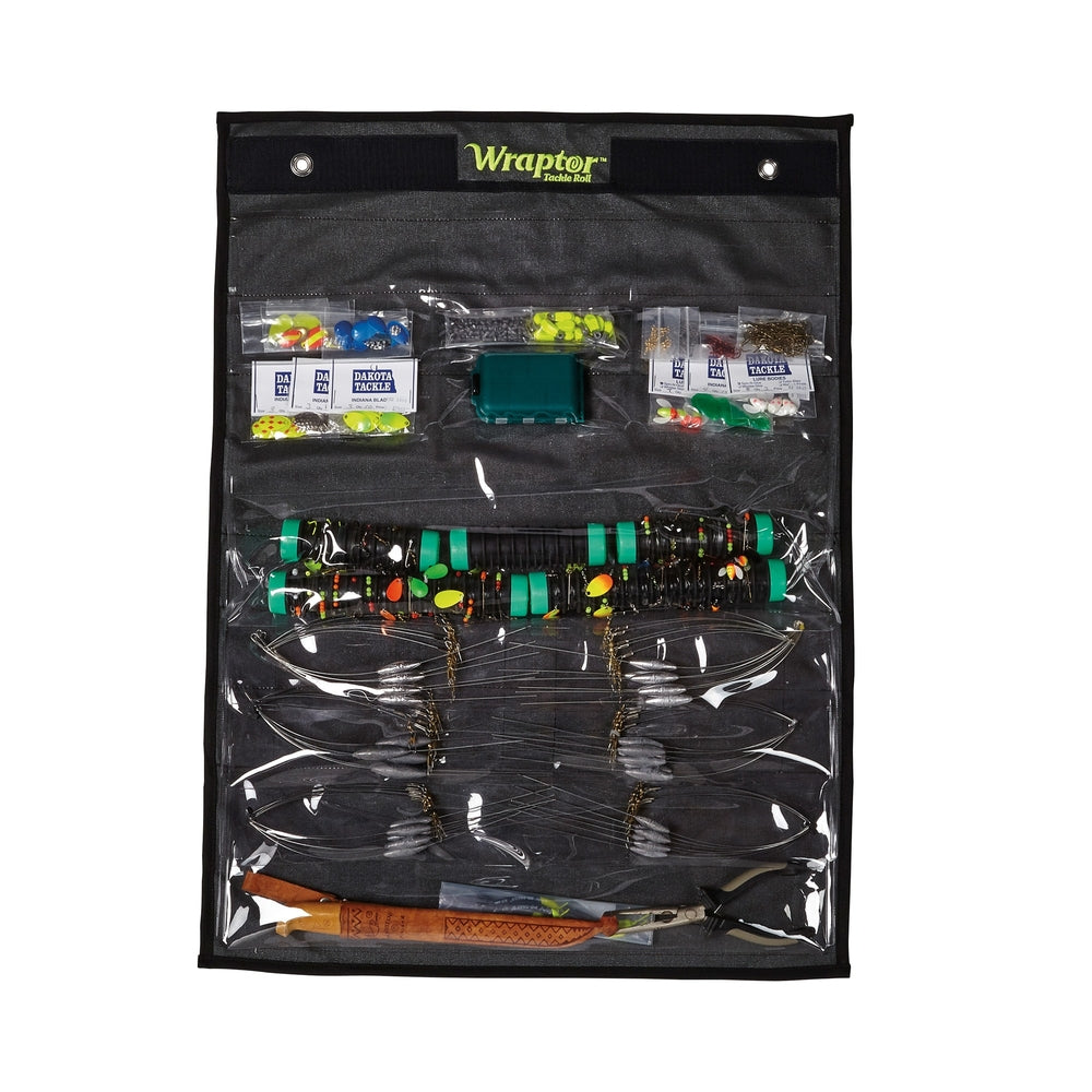 fishing tackle rolling bag Wraptor Tackle Roll Triple Play