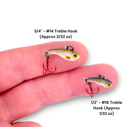 TUNGSTEN T-RIP RAINBOW TROUT MINI VIBE BAIT