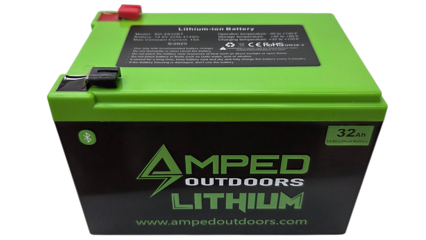 32Ah Lithium Battery (14.8V NMC) with Charger (Bluetooth)