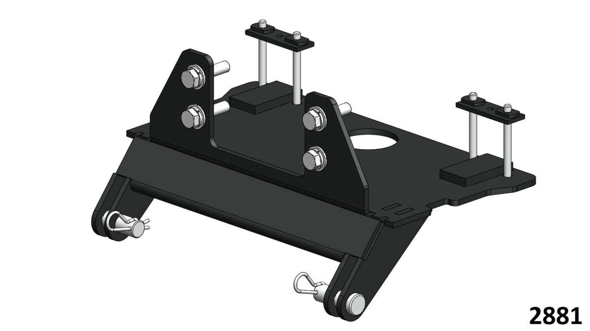 Eagle Snow Plow 72″ UTV Steel Front-Mount Complete Plow System for 2400-2440 Kioti (K9) (2018-2019)