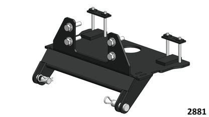 Eagle Snow Plow 72″ UTV Steel Front-Mount Complete Plow System for 2400-2440 Kioti (K9) (2018-2019)