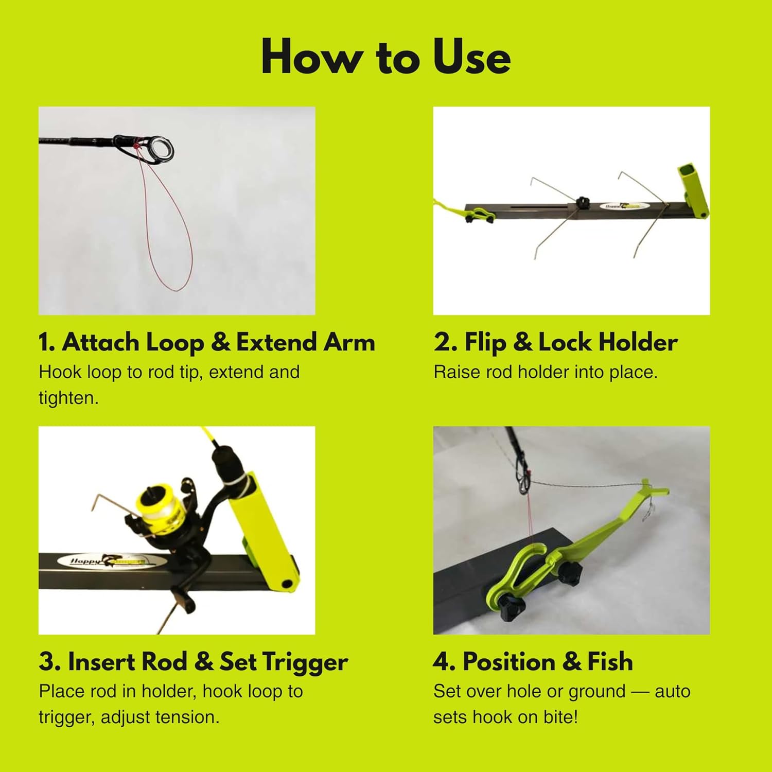 auto fish hook Ice Fishing Automatic Hook Setter