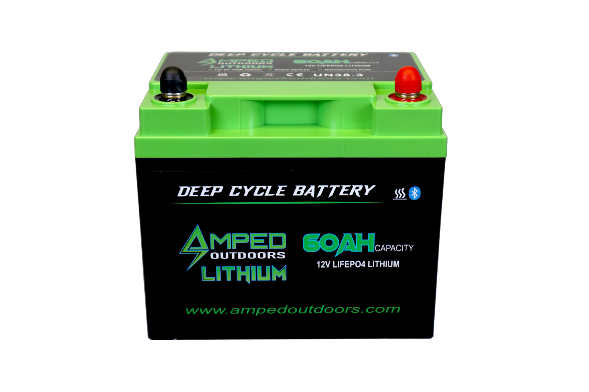 60Ah Lithium Battery (LiFePO4) 12.8V - Bluetooth - Heated