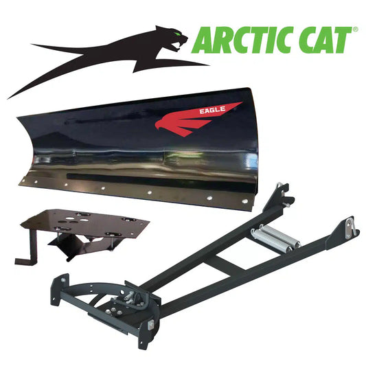 Eagle Snow Plow 50″ ATV Steel Mid-Mount Complete Plow System for 400 Arctic Cat (2×4/4×4/TBX/TRV) (1996-2014)