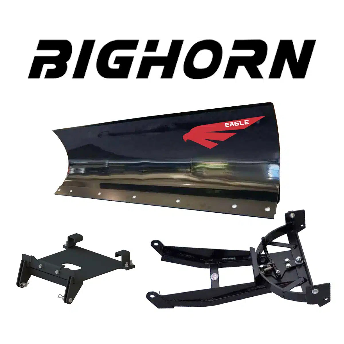 Eagle Snow Plow 66″ UTV Steel Front-Mount Complete Plow System for 550 Bighorn (UTV) (2023-2024)
