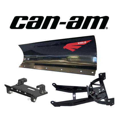 Eagle Snow Plow 72″ UTV Steel Front-Mount Complete Plow System for 1000 Can-Am (Defender HD/XT/MR/6×6/MAX) (2020-2024)