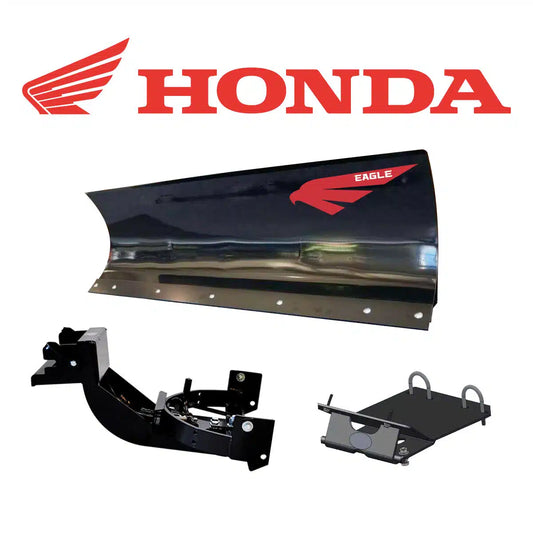 Eagle Snow Plow 60″ ATV Steel Mid-Mount Complete Plow System for 500-680 Honda (TRX/Rubicon/Rincon) (2001-2023)