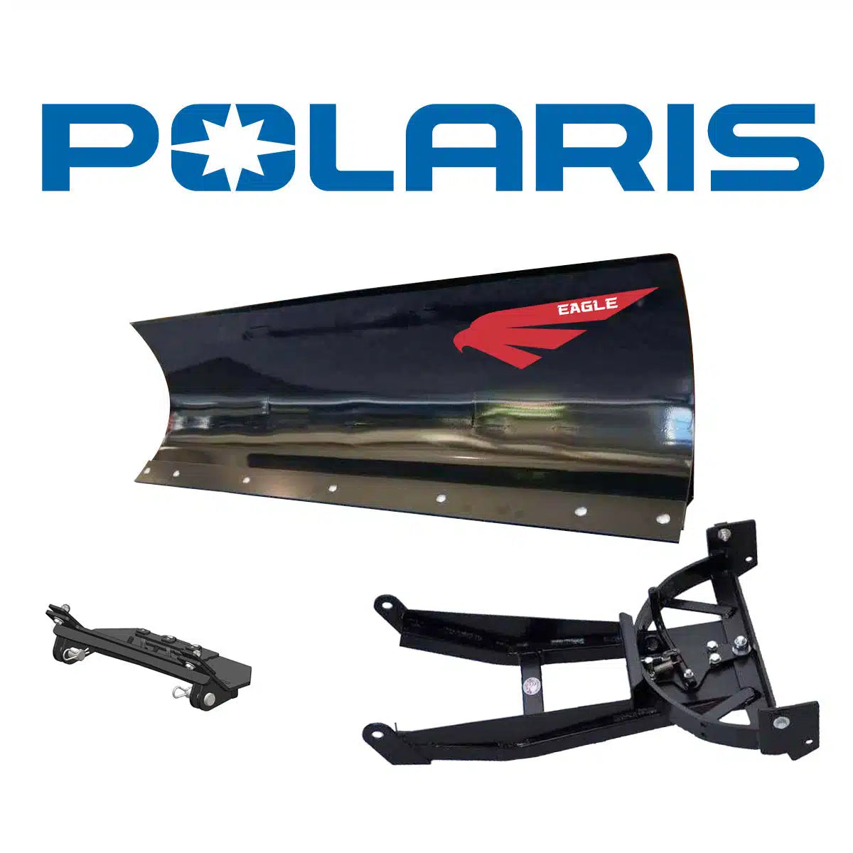 Eagle Snow Plow 72″ UTV Steel Front-Mount Complete Plow System for 900 Polaris (Ranger XP) (2013-2019)
