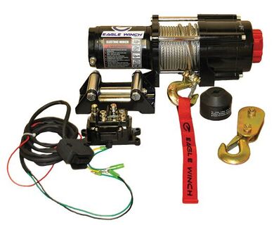 Eagle 4,500 lb. Steel Cable Winch – Cold Snap Outdoors