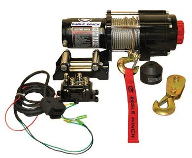 Eagle 4,500 lb. Steel Cable Winch