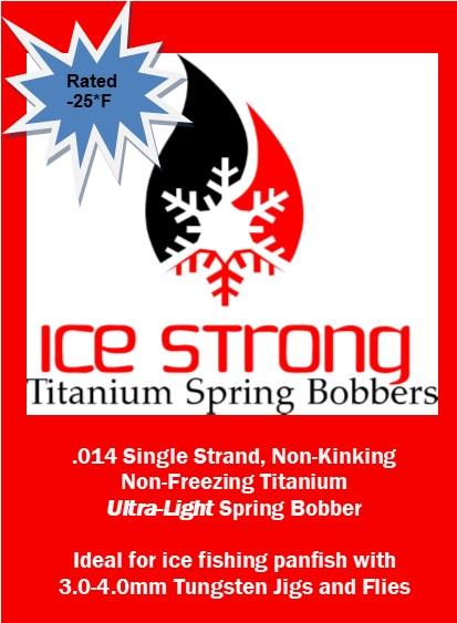 Ultra-Light Ice Strong Titanium Spring Bobber